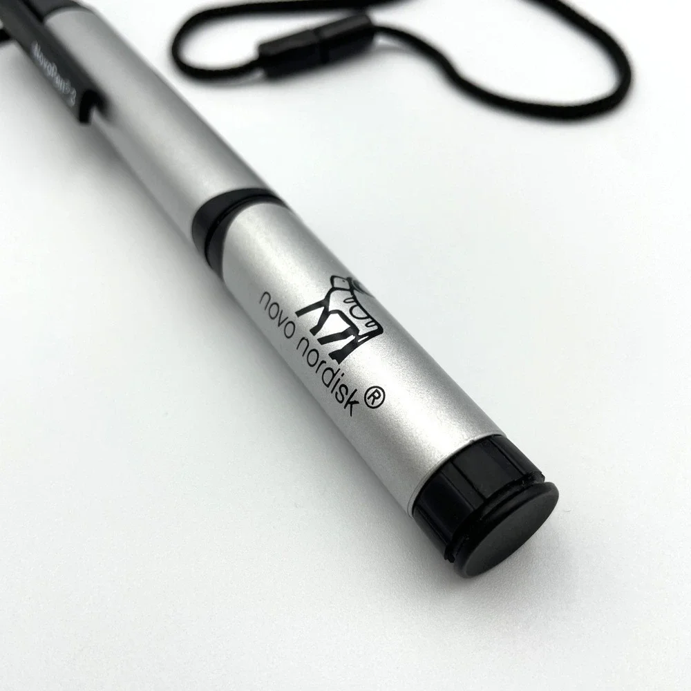 Novo Nordisk NovoPen 3 Drug Rep Pen with Breakaway Lanyard Vintage Pharma Swag